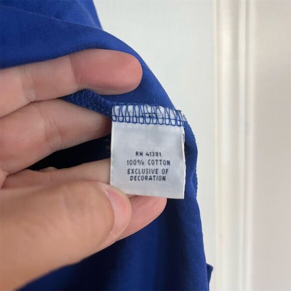 Ralph Lauren Men's Blue Polo Shirt L Pima Soft Touch Short Sleeve - Picture 4 of 6